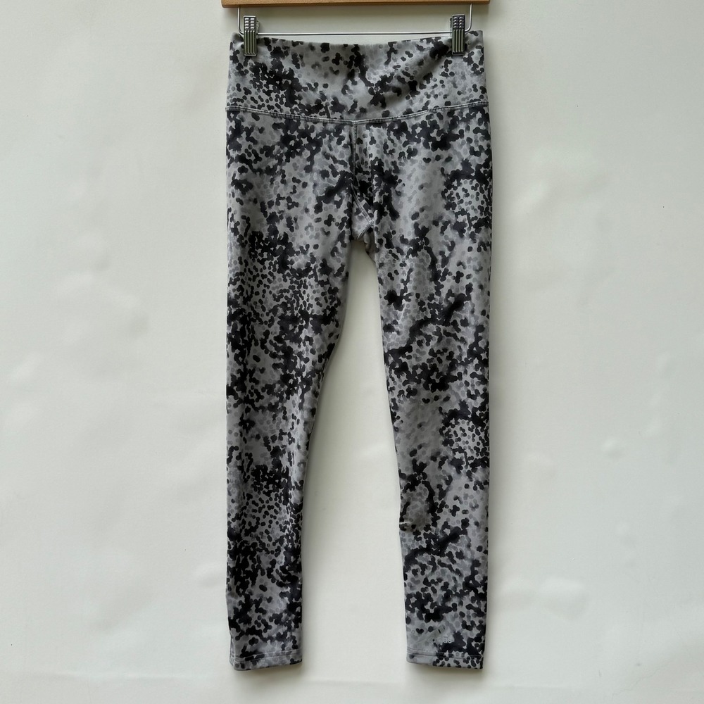 Adidas Techfit Leggings Womens Medium Gray Black Compression Cropped‎ Athletic